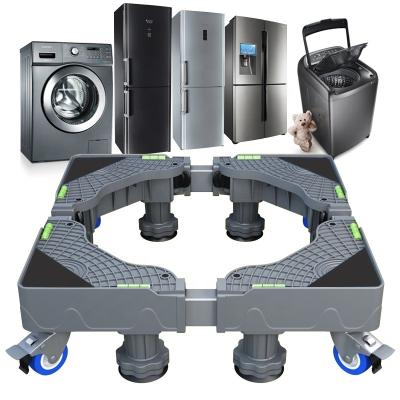 China Automatic Adjustable Wheel Stand Washing Laundry Machine Stand With Wheels for sale