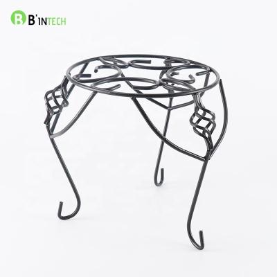 Cina Round Flower Metal Plant Holder Supports Rack Metal Planter Stand Holder for Garden in vendita