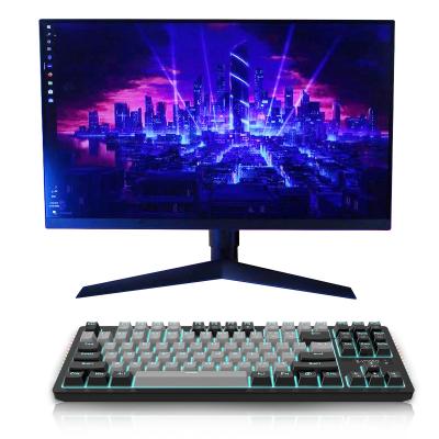 China Single Backlight Mechanical Gaming Keyboard Compact Key 87 TKL Tenkeyless Gaming Keyboard Wired Red Switch Blue Switches for sale