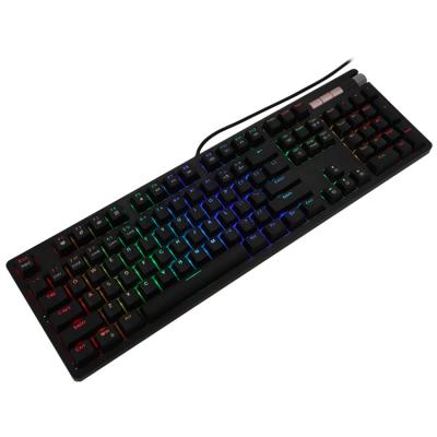 China Multi-Function Mechanical Keyboard 15 Backlight Modes Two Color Key Top Design ABS Wired Gaming Keyboard Professional-grade Keyboard for sale