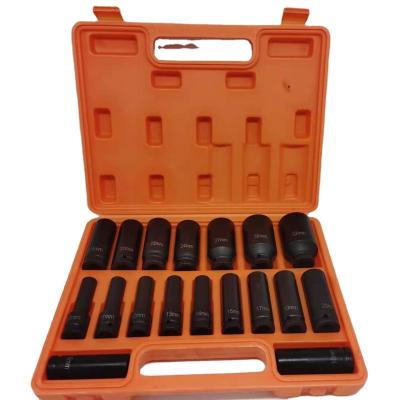 China 18pcs Auto Maintenance Factory Wrench Chrome Vanadium DIY Tools and 1/2in Ratchet Wrench Direct Socket Tools for sale