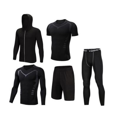 China Custom Men's Breathable Clothing Gym Compression Mens Slim Fits for sale