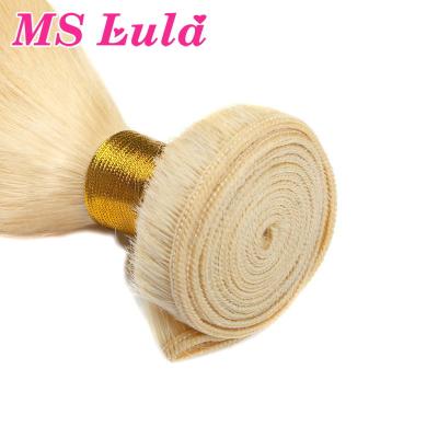 China Ms. Lula Texture 100% Pure Virgin Silky Blonde Hair Color Brands for sale