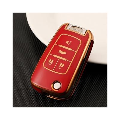 China Made Of Soft Material Colorful Tpu Car Key Cover Tpu Case For Chevrolet For Chevrolet A11J4 for sale