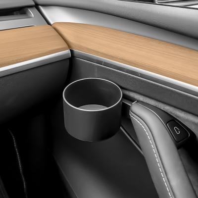 China Business / Luxury For Model 3 Universal ABS Car Door Storage Goods Box Water Cup Coffee Drink Holder Interior Customized Wholesale hot sale customer for sale