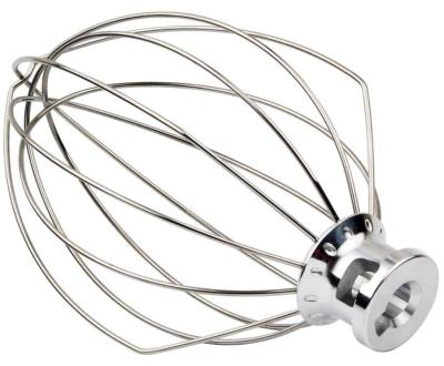 China K5AWW Hotel Replacement Wire Whip for Replacement 6-Wire Whip Attachment, Stainless Steel Egg Creamer Stirrer, 5 Quart Lift Bowl Ca Flour for sale