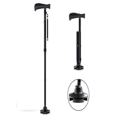 China New Hot Selling Lightweight Adjustable Height Cane Telescopic Cane Elderly Crutches for sale