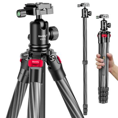 China PORTABLE Carbon Fiber Monopod Portable Camera Tripod with 360 Degree Ball Head, Carbon Fiber Travel Tripod for sale