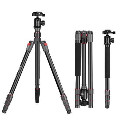 China Manbily PORTABLE 60 Inch Travel Monopod Tripod Aluminum Alloy Camera Tripod With 360 Degree Ball Head for sale