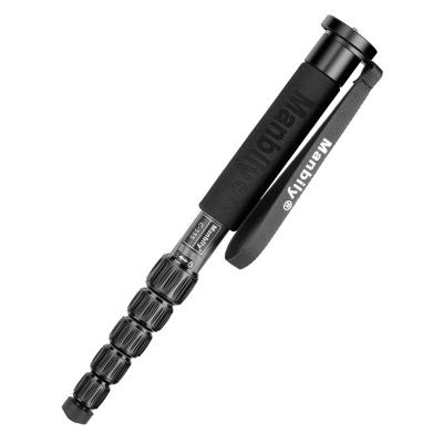 China PORTABLE Fiber Monopod, Manbily 6 Sections Carbon Stick Telescopic Shooting Walking Hunting Stick, Camera Holder for sale