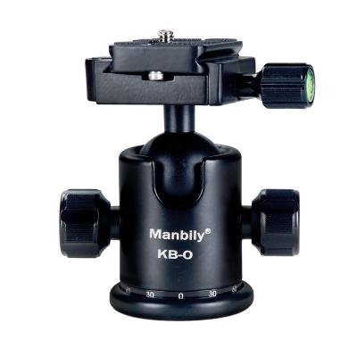 China KB-0 portable flexible photography tripod ball head, aluminum alloy panoramic tipod ball head for camera for sale