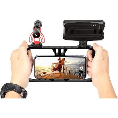 China Wholesale Price Adjustable Smartphone Mobile Phone Rig Kit Stabilizer Case Vlog Video Equipment For iPhone Android for sale