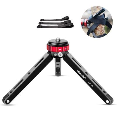 China Camera Outlet Factory Metal Tabletop Tripod PORTABLE Professional Mini Tripod Stand For DSLR Camera Phone for sale