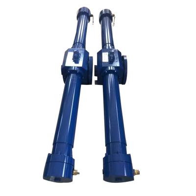 China Wholesale Double Front Flange Mounting Dump Truck Metallurgy Shipbuilding Swing Action Hydraulic Cylinder for sale