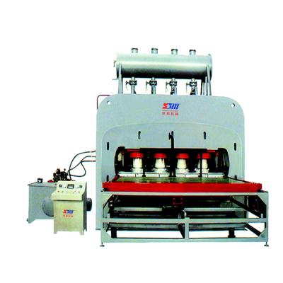 China woodworking process saving decorative board labor cost double veneer hydraulic hot press woodworking machine for sale