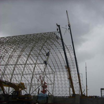 China Low Price Large Span Space Frame Coal Yard Frame Dry Shed Steel Grid Structure Dry Frame Grid Structure for sale