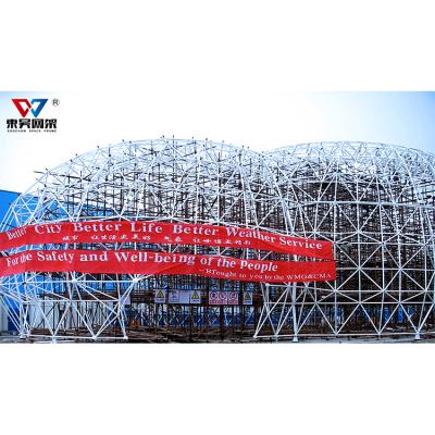 China Large Span Space Newcomer Canopy And Ceiling Grid Steel Structure For Sale for sale