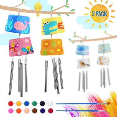 China Kids Gift Children Gift DIY Arts Crafts Construct Make Wind Powered Musical Chime Painting Drawing Kits for sale