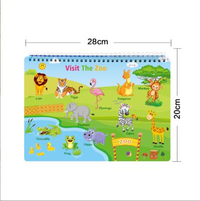 China Preschool Eductional Toys Education Version Kids Preschool Activity Binder Educational Learning Book reusable sticker Busy book for sale