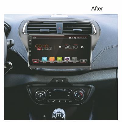 China 10.1 Inch Touch Screen Car DVD Player With Navigation Supports Both Playback 10.1 Synchronous Radio for sale