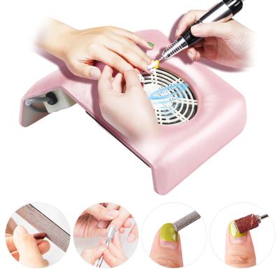 China Nail Dust Suction Table Vacuum Cleaner for Nail Manicure Suction 40W Nail Dust Collector for sale