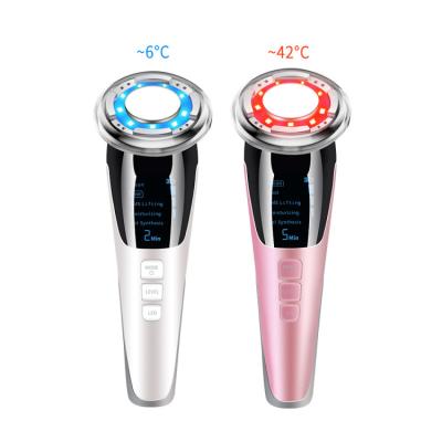 China Investigate shrinking stretching products 2021 newcomers hot and cold facial care device led face beauty equipment for sale