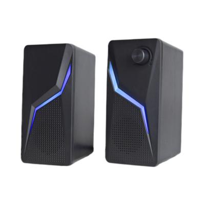 China The large RGB noise gaming speaker has won the RVB turning on the PC 2,0 PC speaker of USB USB bomb for sale