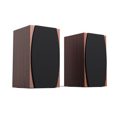 China Mini New 2.0 Deep Bass High Fidelity Sound Speakers Wooden Home Theater System Speaker Cabinet Bookshelf Speakers for sale