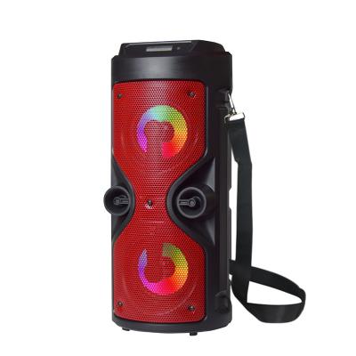 China Best Slight Burn Wireless Outdoor Wireless Karaoke Party Loud Portable Speaker With Microphone for sale