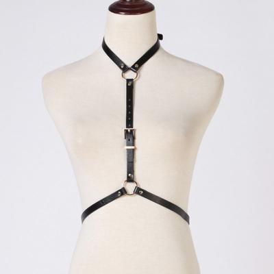 China BDSM Lifestyle Loverfetish Leather Sexy Lingerie Body Female Sexy Leather Body Harness Belt for Cosplay and Bdsm for sale