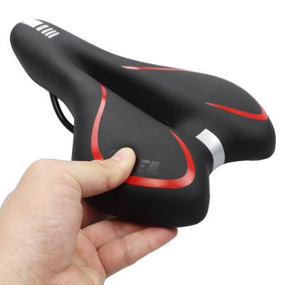 China Silica Cushion Bike Design Single Seat Cushioning Post Wide Safe Ride Recycling Bike Seat Gel Bike Seat Cover for sale