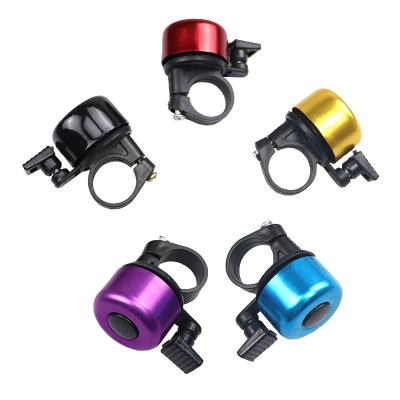 China Chinese Clear Mini Easy To Mount Bike Ring Bell Custom Bike Bells Ringtones Parts Loud Clear Sound Aluminum Handlebar Safety Horn for sale