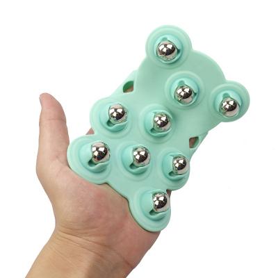 China Realx Yourself Nine Balls Aids Remove Fatigue Hand Massager Reduces Aches Tool Massage Roller Body Roller Handheld Massage Ball for sale