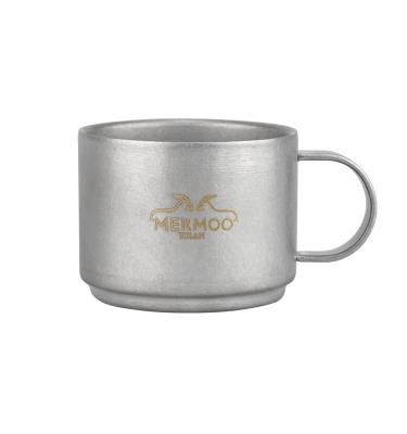 China Vintage Wholesale Mini Coffee Cup Stainless Steel Double Wall Coffee Mug Tea Cup for Home, Camping, Travel,Picnic for sale