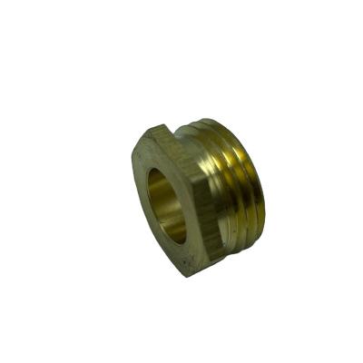 China Water Pipe System Customized Part Cnc Machining Brass Forging Parts Brass Forging Machining Nut for sale