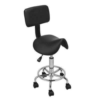 China Adjustable Metal Rolling Saddle Height Swivel Lab Dental Surgery Chair Stool for sale