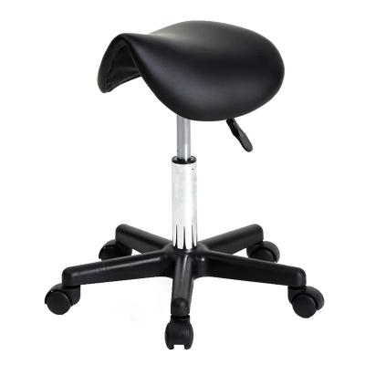 China Modern Barber Shop, Office Use PU Medical Salon Stool/PU Saddle Foam Anti-Static Saddle Chair for sale