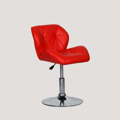 China Hot Sale Modern PU Swivel Bar Chairs With Wheels for sale