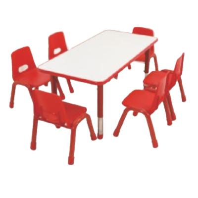 China KG Contemporary Kids Chairs Heavy Duty School Furniture Iron Tube Desk Good Design Newly Released Table Tale For Children Study And Activity for sale