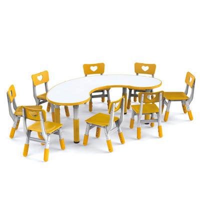 China Newest Factory Contemporary Study Plastic Chair And Table With Cheap Price for sale