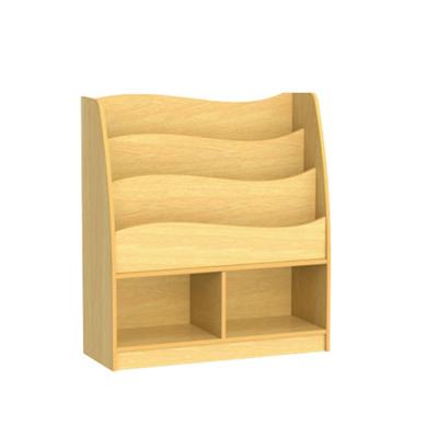 China Modern Preschool Furniture Nursery Wood For Kid Children Montessori Shelf for sale