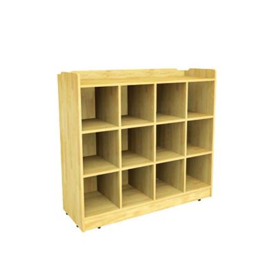 China Wooden Child Toy Kindergarten School Storage Cabinet from Contemporary Original Factory for Montessori Materials in Kindergarten for sale