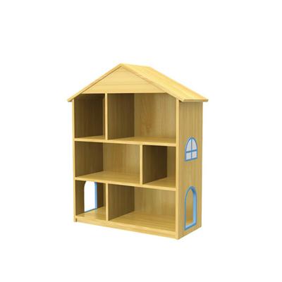 China Manufacturer Wholesale Preschool Furniture Modern Shelf Toy Mobile Wooden Storage For Kindergarten Children Cabinet for sale