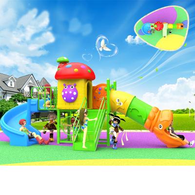 China Amusement Park Toys Indoor Games Kids Plastic Amusement Park Decorations Spiral Outdoor Slide Playground for sale