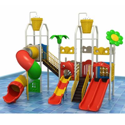 China Aqua Climbing Fun Buy Slip Anti-UV Water Park Toys Plastic Outdoor Kids Slide and Swing Set for sale