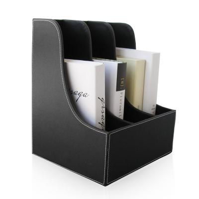 China Office Gift Set Desk Organizer Leather Stationery Box Office Gift Set Desk Organizer for sale