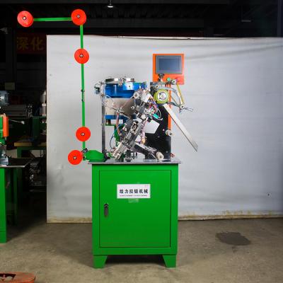 China Zipper Stand Machine Wholesale Full Auto CNC Slider Single Side Mount Zipper Making Machine for sale