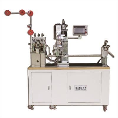 China Zipper Welding Machine Good Adaptability Nylon Two Way Cut Gaping Non Teeth Welding Zipper Making Machine for sale