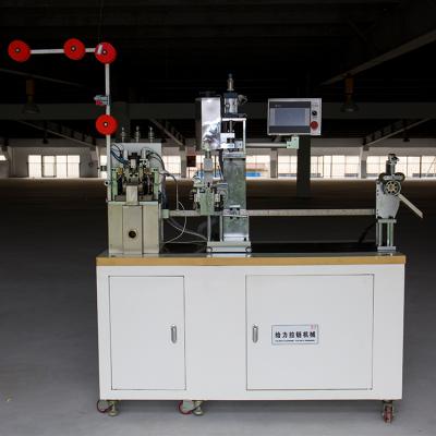 China Nylon Zipper Welding Machine Two Way Cut Gaping Non Teeth Welding High Quality Zipper Making Machine for sale