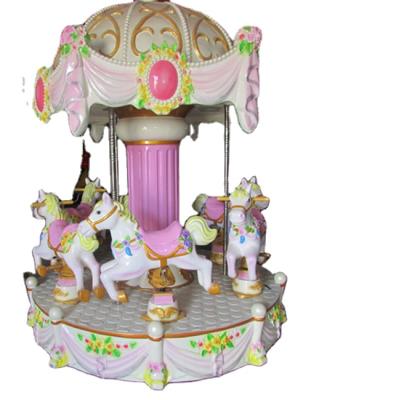 China Hot sell attractive 3 seats mini fairground rides small carousel for sale for sale